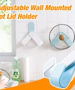 Adjustable Wall Mounted Pot Lid Holder