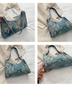 Simple And Stylish Plaid Bag