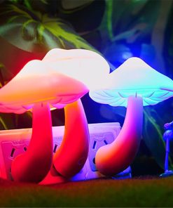 Mushroom Wall Socket Lamp
