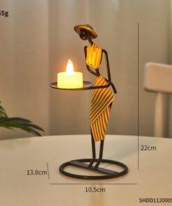 Creative Beautiful Nordic Iron Candle Holder