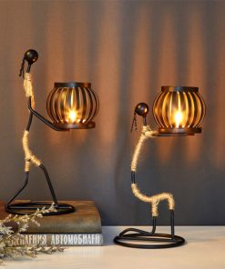 Creative Beautiful Nordic Iron Candle Holder
