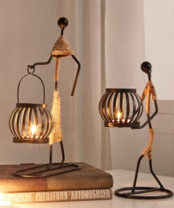 Creative Beautiful Nordic Iron Candle Holder