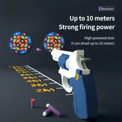 New Glock Toy Revolver Soft Bullet Gun Model