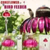 Outside Rust Resistant Garden Art Metal Bird feeder With Stand