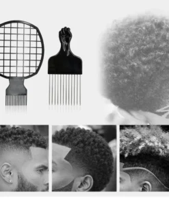 Professional curling comb set