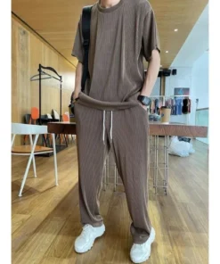 Ice Silk Male Casual Suit