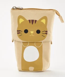 Simple And Cute Canvas Pull Retractable Pen Holder