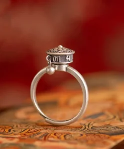 Traditional Lotus Anxiety Relief Ring