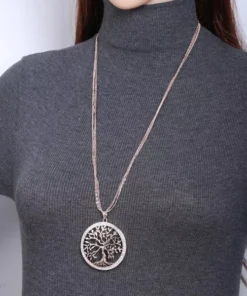 Tree of Life Circular Pendant Locket