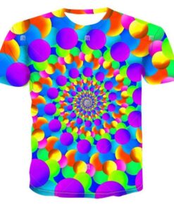 Vertigo Hypnotic Men's Summer 3d Polo Shirt