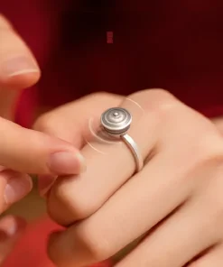 Traditional Lotus Anxiety Relief Ring