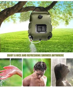 Solar-Powered Portable Travel Heated Shower Bag