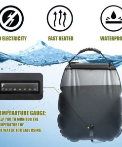 Solar-Powered Portable Travel Heated Shower Bag