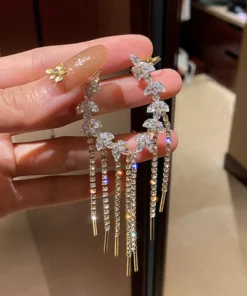 Willow Tassel Ear Cuff Earrings