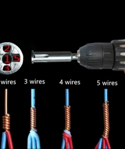 Wire Stripping And Twisting Tool