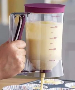 Cupcake And Pancake Batter Dispenser With Measurements