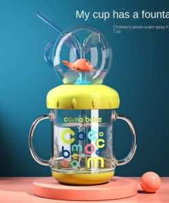 Kids Whale Water Spray Drinking Cup