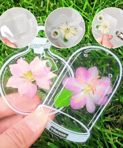 Transparent Dried Flower Bookmarks