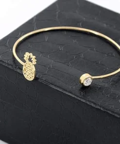 Cuff Bangle Pineapple Bracelet