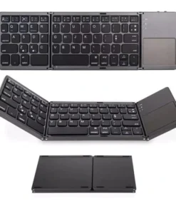 Foldable Wireless Bluetooth Keyboard with Touchpad