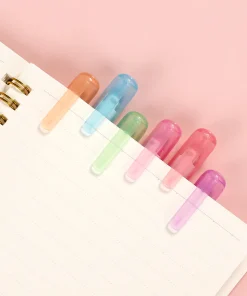 Dual Tip Pens with 6 Different Curve Shapes Fine Tips (6 PCS)