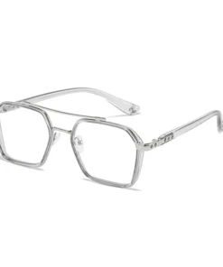 Double Beam Slim Retro PC Frame Optical Glass