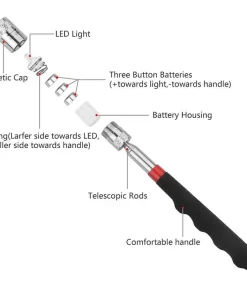 LED Retractable Magnetic Pickup