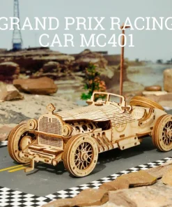 Super Wooden Mechanical Model Puzzle Set