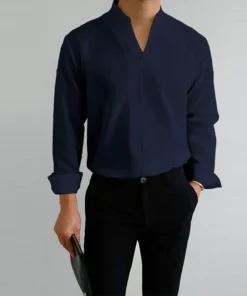 Gentlemans Simple Design Casual Shirt