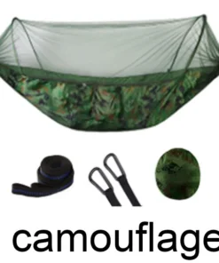 2 Person Portable Outdoor Mosquito Parachute Hammock