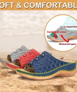 Hollow Embossed Wedge Slides