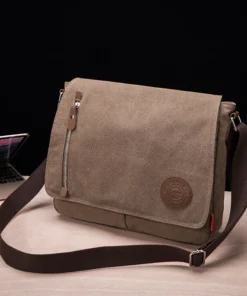 Men's Trendy Casual Canvas Shoulder Bag