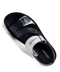 Summer Fashion Breathable Leather Men Beach Slippers