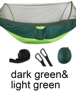 2 Person Portable Outdoor Mosquito Parachute Hammock