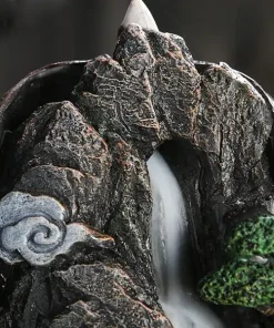 Waterfall Incense Burner with Mountain River