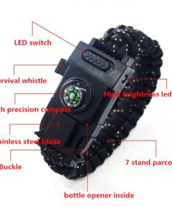 Survival Outdoor Camping Paracord Bracelet