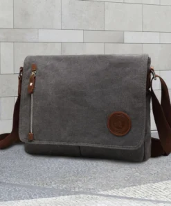 Men's Trendy Casual Canvas Shoulder Bag