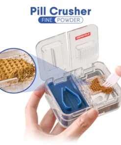 3 in 1 Pill Cutter Portable Medical Holder