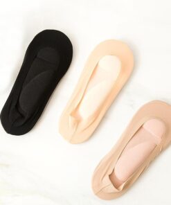 3D Foot Massage Padded Lady Invisible Socks