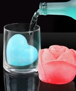 3D Rose Shape Ice Cube Mold
