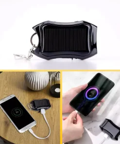 Mini Solar Power Bank Keychain