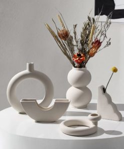 Nordic Ceramic Flower Vases