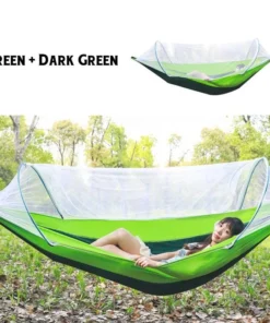 2 Person Portable Outdoor Mosquito Parachute Hammock