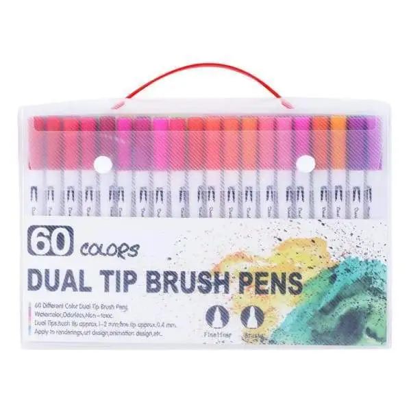 Dual Tip Brush Pens
