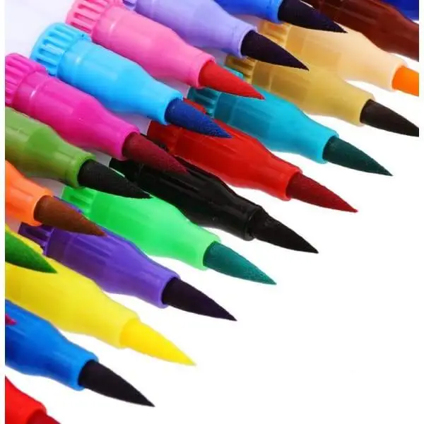 Dual Tip Brush Pens