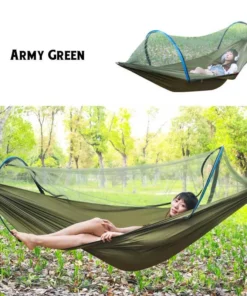 2 Person Portable Outdoor Mosquito Parachute Hammock