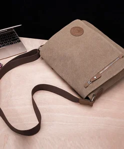 Men's Trendy Casual Canvas Shoulder Bag