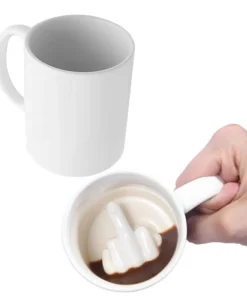 Middle Finger Surprise Mug