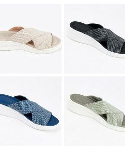 Flying Woven Fish Mouth Sandals