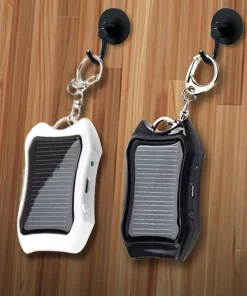 Mini Solar Power Bank Keychain